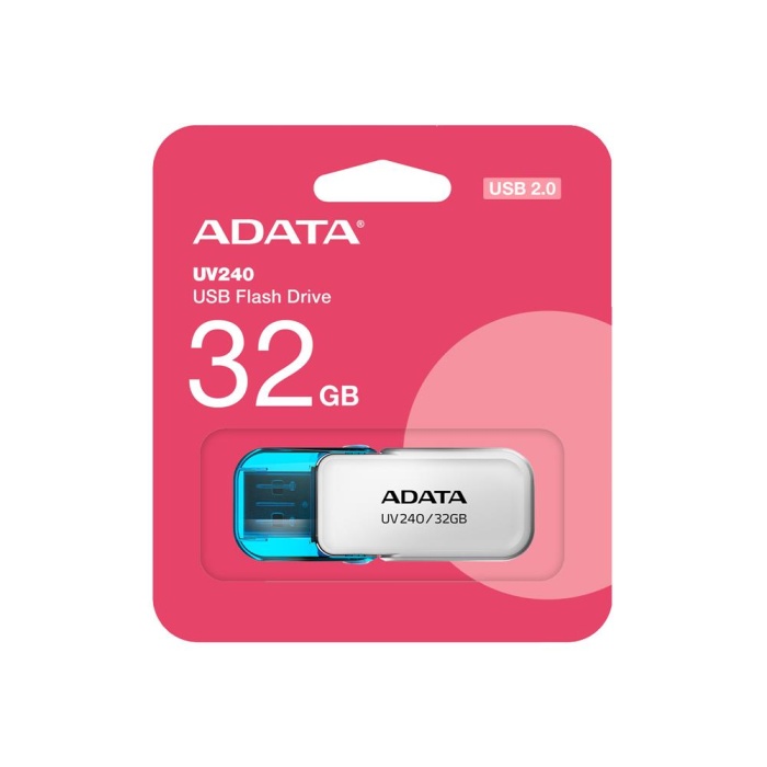 Adata Auv240/32g 32gb Usb2.0 Beyaz Flash Bellek