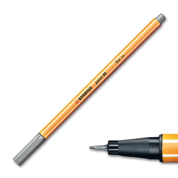 Stabilo Açık Gri Keçe Uçlu İnce Kalem 88 Point 0.4 Mm 88/89