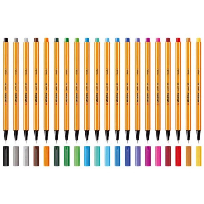 Stabilo Açık Gri Keçe Uçlu İnce Kalem 88 Point 0.4 Mm 88/89