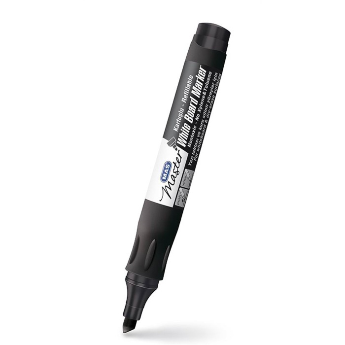 Mas Whiteboard Tahta Kalemi Kartuşlu Tip Siyah 6412