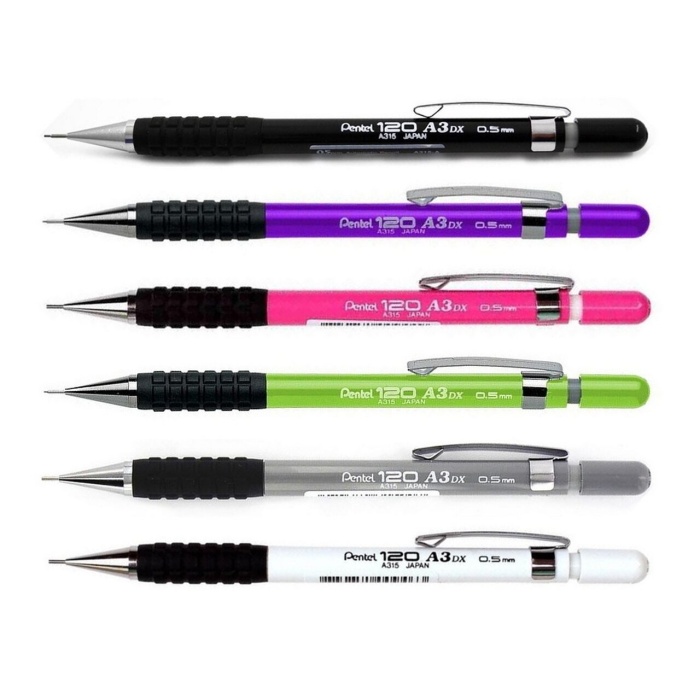 Pentel 120 A3 Dx 0.5mm Mekanik Kurşun Kalem Açık Yeşili / A315-k