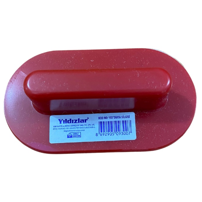 Yıldızlar Yazı Tahtası Silgisi Plastik Saplı 102