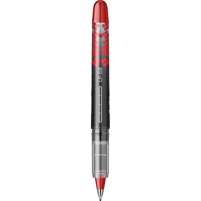 Scrikss Roller Kalem Liquid Pen Konik Uç Kırmızı | Lp-68