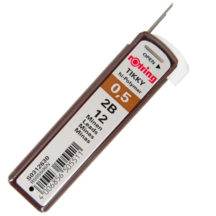 Rotring Min Hi-polymer 2b 0.5 Mm S0312630