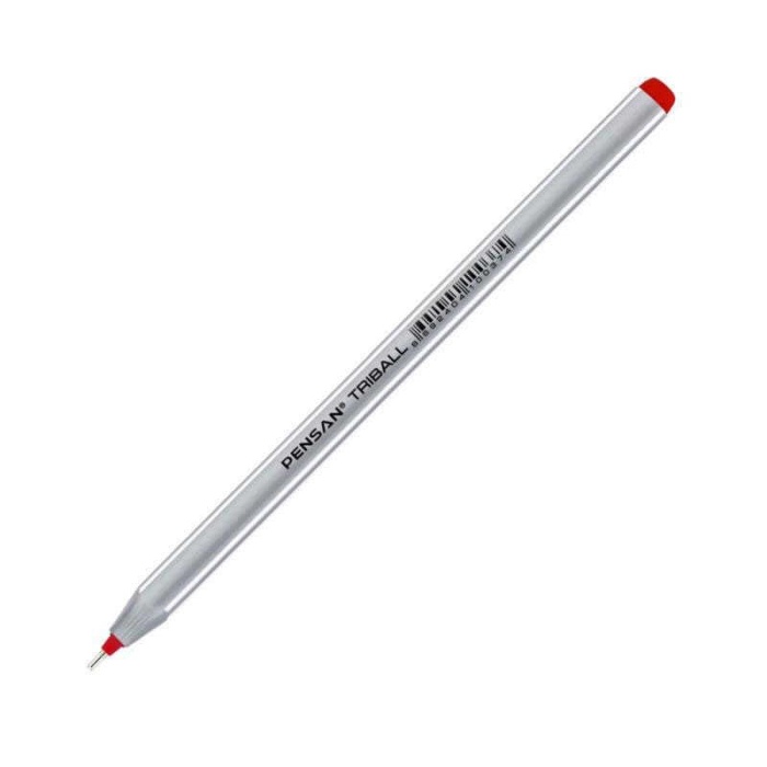 Pensan Tükenmez Kalem Triball 1.0 Mm Bilye Uç Kırmızı