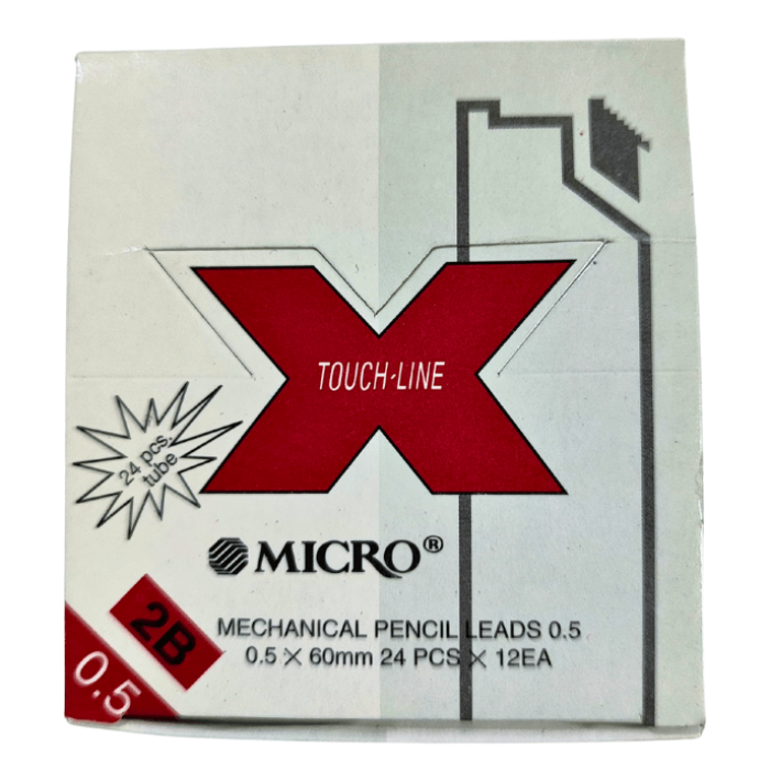 Mikro Touch Line 2b 0.5 Mm Uç 12li Paket 0.5 X 60 Mm | 12 X 24 Pcs