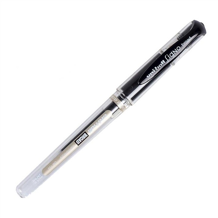 Uni-ball Siyah Roller Kalem Signo Broad Jel Bilye Uç İmza Kalemi 1.0 Mm 12li Kutu | Um-153