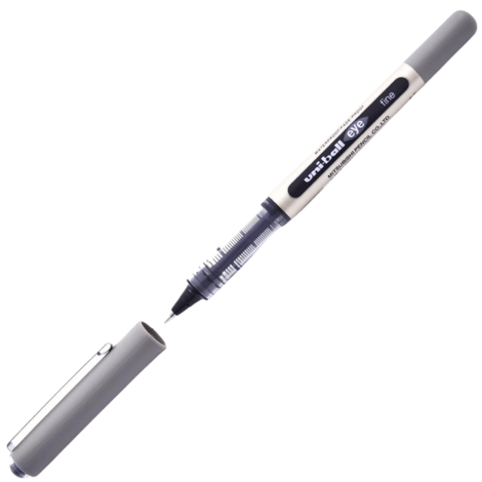 Uni-ball Roller Kalem Eye Fine Bilye Uç 0.7 Mm Siyah 12li Paket | Ub-157
