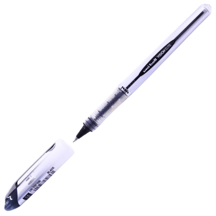 Uni-ball Roller Kalem Vision Elite Bilye Uç 0.8 Mm Siyah 12li Paket | Ub-200