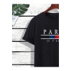 Erkek Paris Jetaime Baskılı T-shirt-Şort Takım