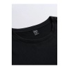 Erkek Siyah  Bebe Mavi  Oversize Küçük Ayı Baskılı Baskılı  Bisiklet Yaka T-shirt Şort Takımı