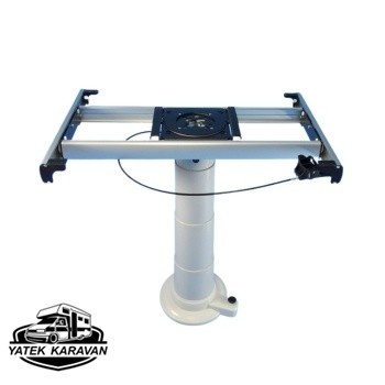 Nuova Mapa 360° Dönen Zemine Vidalanabilir Yükseklik Ayarlı Teleskopik Karavan Masa Ayağı