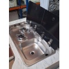 karavan univercal ikili çift cam kapaklı kombinasyon ocak evyeli 78x36