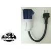 Karavan Dış Elektrik adaptör kablosu 35 cm (16 Amper)
