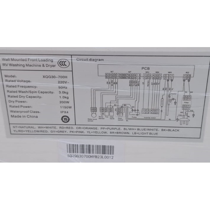 KARAVAN TEKNE ÇAMAŞIR MAKİNESİ 220 VOLT EINSTEİN