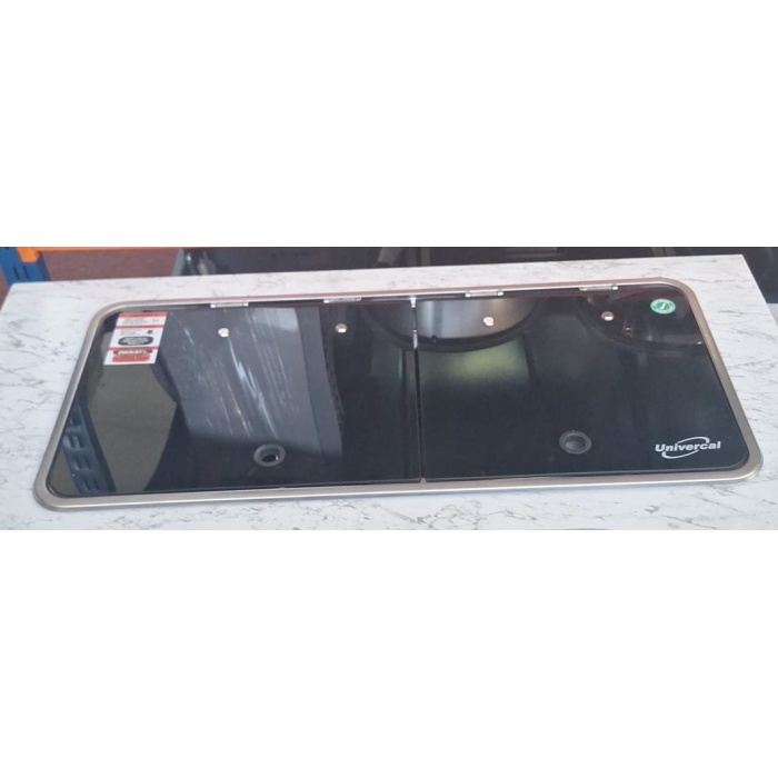 karavan univercal ikili çift cam kapaklı kombinasyon ocak evyeli 78x36