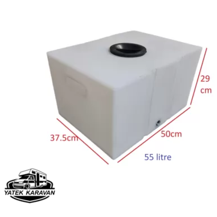 KARAVAN SU DEPOSU 55 Lt Temiz Su  Beyaz