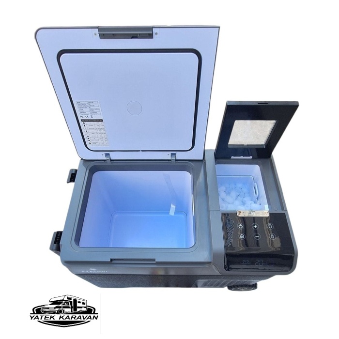 EVA 40 LT PORTATİF BUZ DOLABI VE BUZ YAPICI