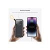 Rs-500 20.000mah 22.5W PD Powerbank Dijital Ekranlı 6 Portlu Dahili Çift Kablolu