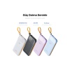 Rs-500 20.000mah 22.5W PD Powerbank Dijital Ekranlı 6 Portlu Dahili Çift Kablolu