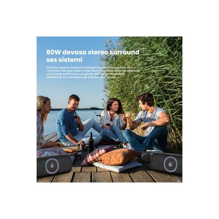 Rosstech Soundparty Boom Plus 1000 Party Hoparlör