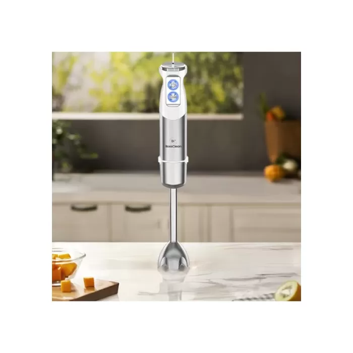 Rossclean Master Pro Beyaz  El Blenderi Çubuk Blender 1000W 4 Bıçaklı Çelik Tasarım (siyah)