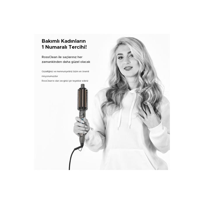 Favored Volumizer Pro 2in1 Led Ekranlı Saç Düzleştirici ve Şekillendirici Fırça