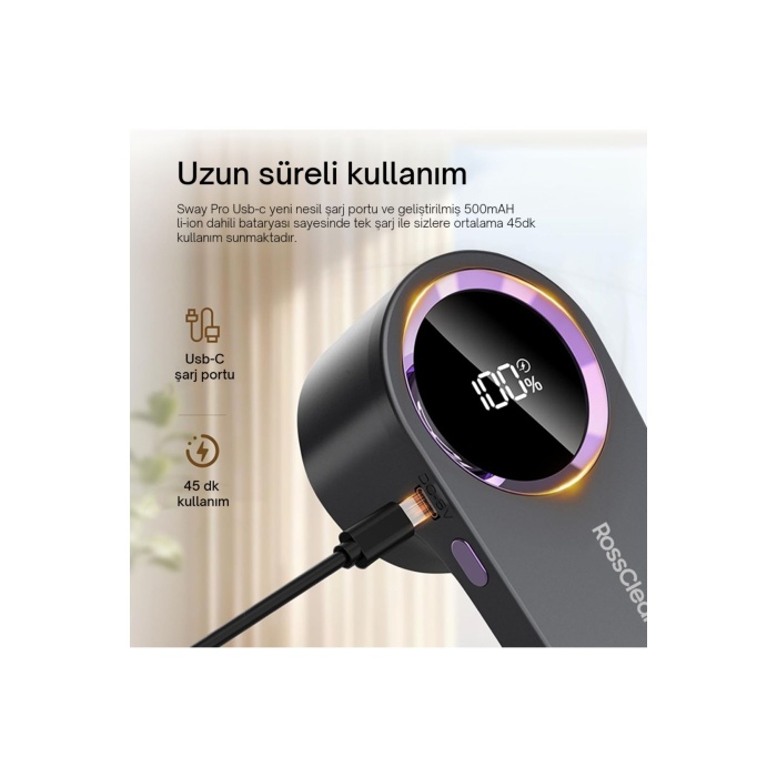 Pro Tüy ve Tiftik Toplama Cihazı Beyaz (Yedek Bıçak Hediyeli)