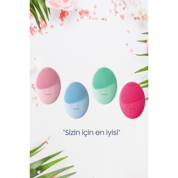 Pro Yüz Temizleme Ve Masaj Cihazı  5 Kademeli  Fototerapi Modu  Kablosuz Şarjlı Açık Pembe