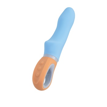 Flovetta Bluebell Silikon Titreşimli Vibratör – Mavi, 18,5 cm