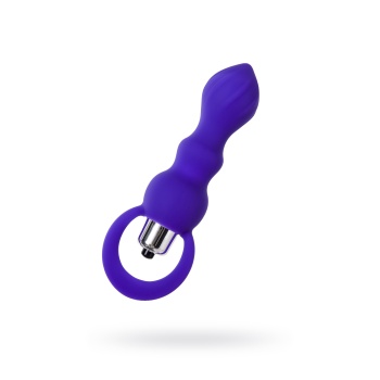 ToDo by Toyfa Curvy Anal Plug, silikon, mor, 14 cm, Ø 3,2 cm