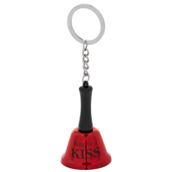 Ring for a Kiss Kırmızı Çan Anahtarlık