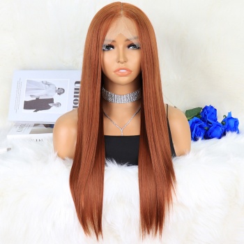 Açık Bakır / Kahve Tül Peruk