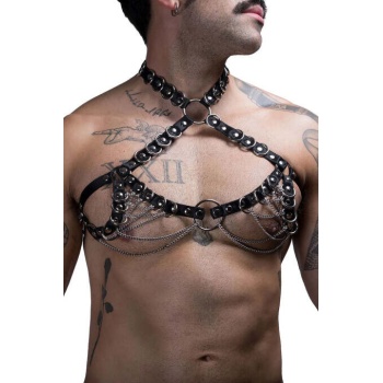 Erkek Zincirli Göğüs Harness - APFTM190
