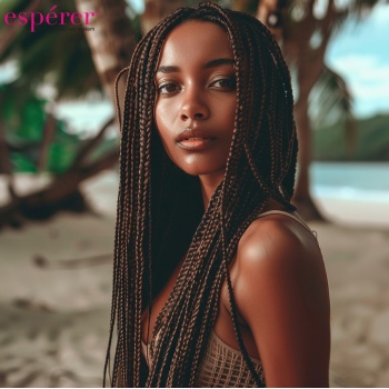 Sentetik Örgülük Saç Esperer 100 Gr. - Kızıl Kahve