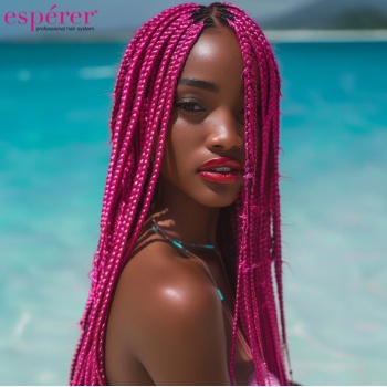 Sentetik Örgülük Saç Esperer 100 Gr. - Koyu Fuşya