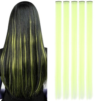 Renkli Sentetik Çıt Çıt - 5 Adet - D04