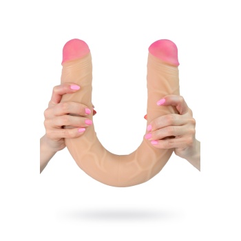 Lovetoy Monster Realistik Çift Taraflı Dildo, Neoskin, çap 59 mm, toplam uzunluk 540 mm