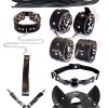 Leopar Desenli Fantezi Set