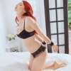 Kırmızı Detaylı Fantezi Set
