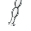 Mystim O(h!)-thello Çelik Penis, elektriksel stimülasyon, cerrahi çelik, gümüş, 14 cm