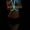 Karanlıkta Parlayan Elbise, T-Shirt Üzeri Şık Reflektörlü Harness - APFT52