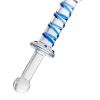 Çift taraflı yapay penis Sexus Glass, cam, transparan, 22,5 cm