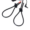 Mystim Rodeo Robinin Penis Kement, Elektrik stimülasyonu, silikon, siyah, 42cm