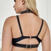 Deri Zincirli Göğüs Harness, Rave Party Aksesuar - APFT945