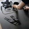 Siyah Fantezi Set, Kırbaç - Kelepçe - Tasma - Maske Takım - APFT1246