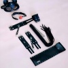 Kelepçe Kırbaç Set, 5li Set, El - Ayak Kelepçesi, Maske, Ağız Topu - APFT1307