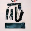 Fantazi Kırbaç Takım 4lü Set, El - Ayak Kelepçesi, Kırbaç, Ağız Topu - APFT1306