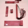 Kırbaç Kelepçe Takım 3lü Set, El - Ayak Kelepçesi, Kırbaç - APFT1305