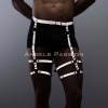 Reflektörlü (Karanlıkta Parlayan) Erkek Jartiyer, Erkek Bacak Harness, Reflektörlü Pantolon Aksesuar - APFTM165